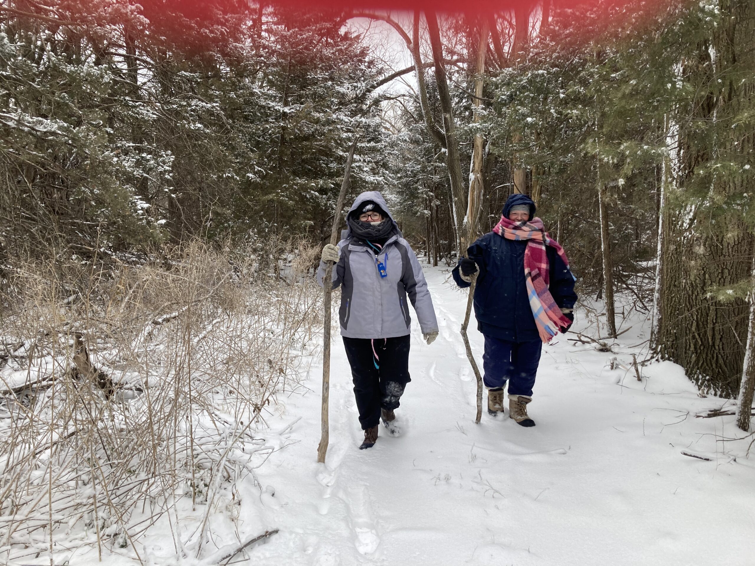 First Day Trail Hike cold and beautiful